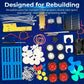 STEM Kit for Kids Ages 8-14, Build 7 Models, Solar & Motor Science Kit