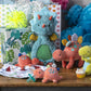 Mary Meyer Pebblesaurus Stuffed Animal Soft Toy, 10-Inches, Coral Dinosaur