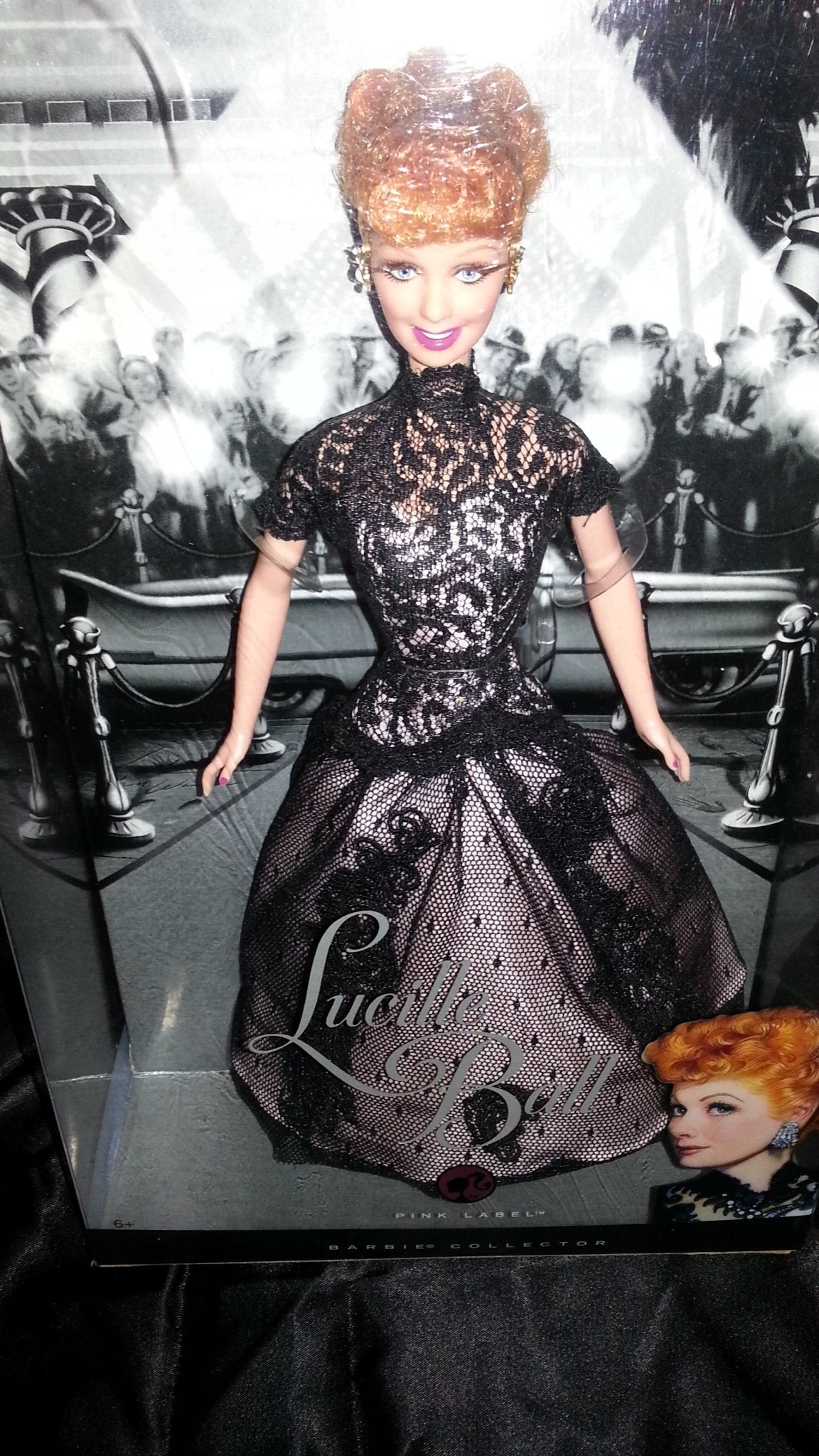 Mattel 2008 Lucille Ball Legendary Lady of Comedy Doll in Black Dress
