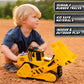 Maxx Action 16" Dozer with Joystick Controls, Lights, Construction Sounds, Motorized Movement, and Real Working Bucket - Large Construction Vehicle
