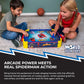 Marvel Spider-Man Air Hockey Table for Kids - Tabletop Air Hockey Game with Pucks, Pushers & Airflow System - Marvel Toys for Kids 4+