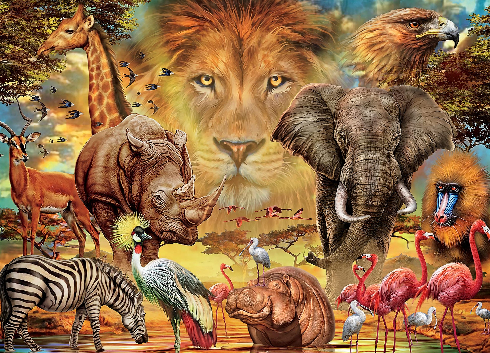 Ceaco - Animal Kingdom - King Sky - 1000 Piece Jigsaw Puzzle