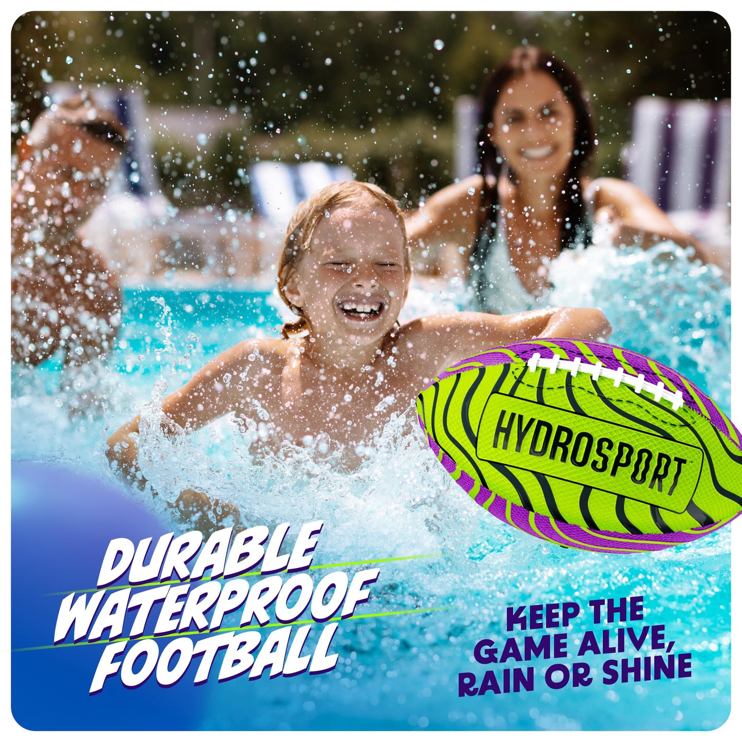 Water Football for Pool, Beach, Lake - Waterproof Pool Toys for Kids