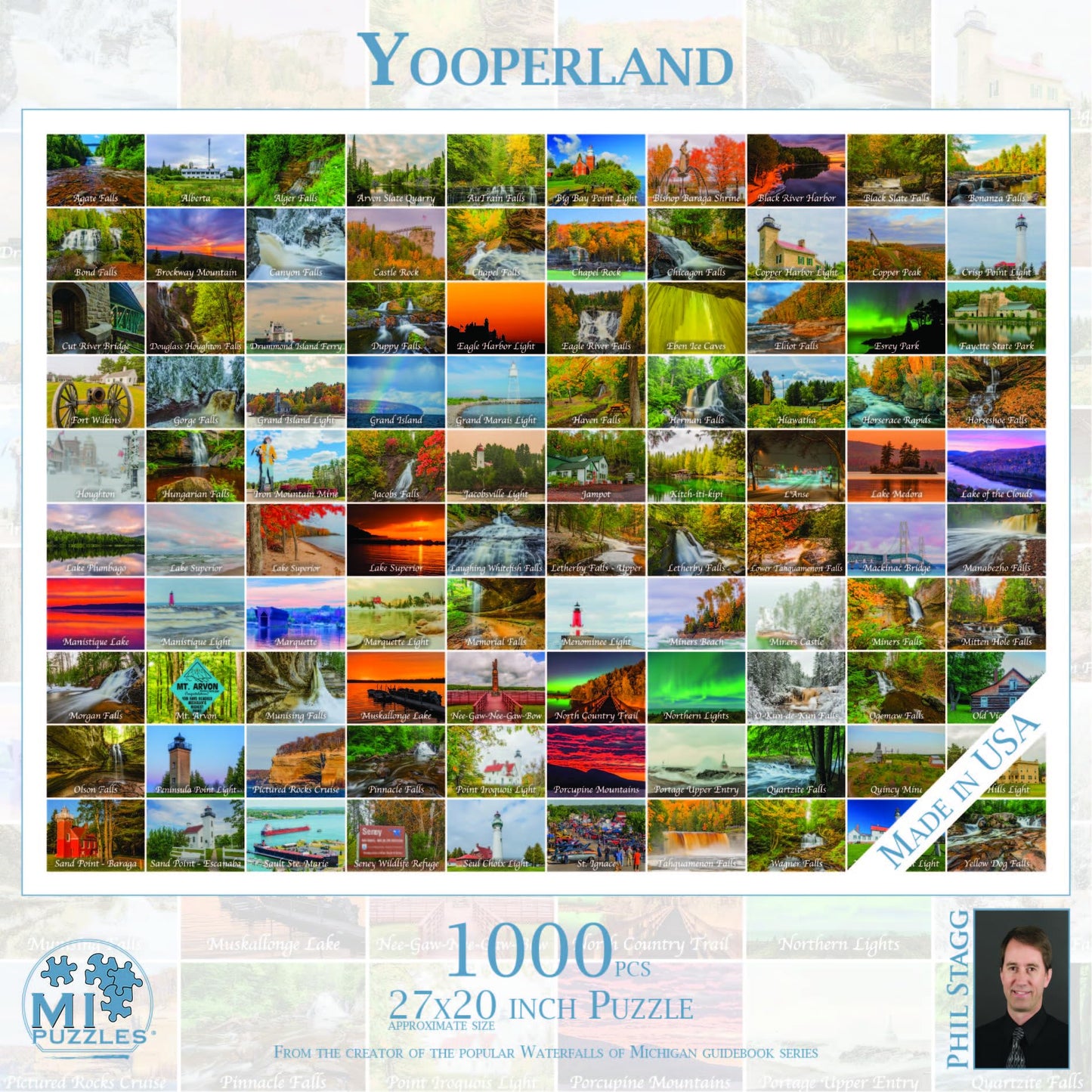 Yooperland - 1000 Piece MI Puzzles Jigsaw Puzzle - for Adults