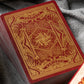 Prestige Radiance Playing Cards, Poker Size, Premium Black Deck, Magic The Gathering Theme (Red)