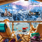 Ceaco - Ski Chalet - 300 Large Piece Jigsaw Puzzle for Adults