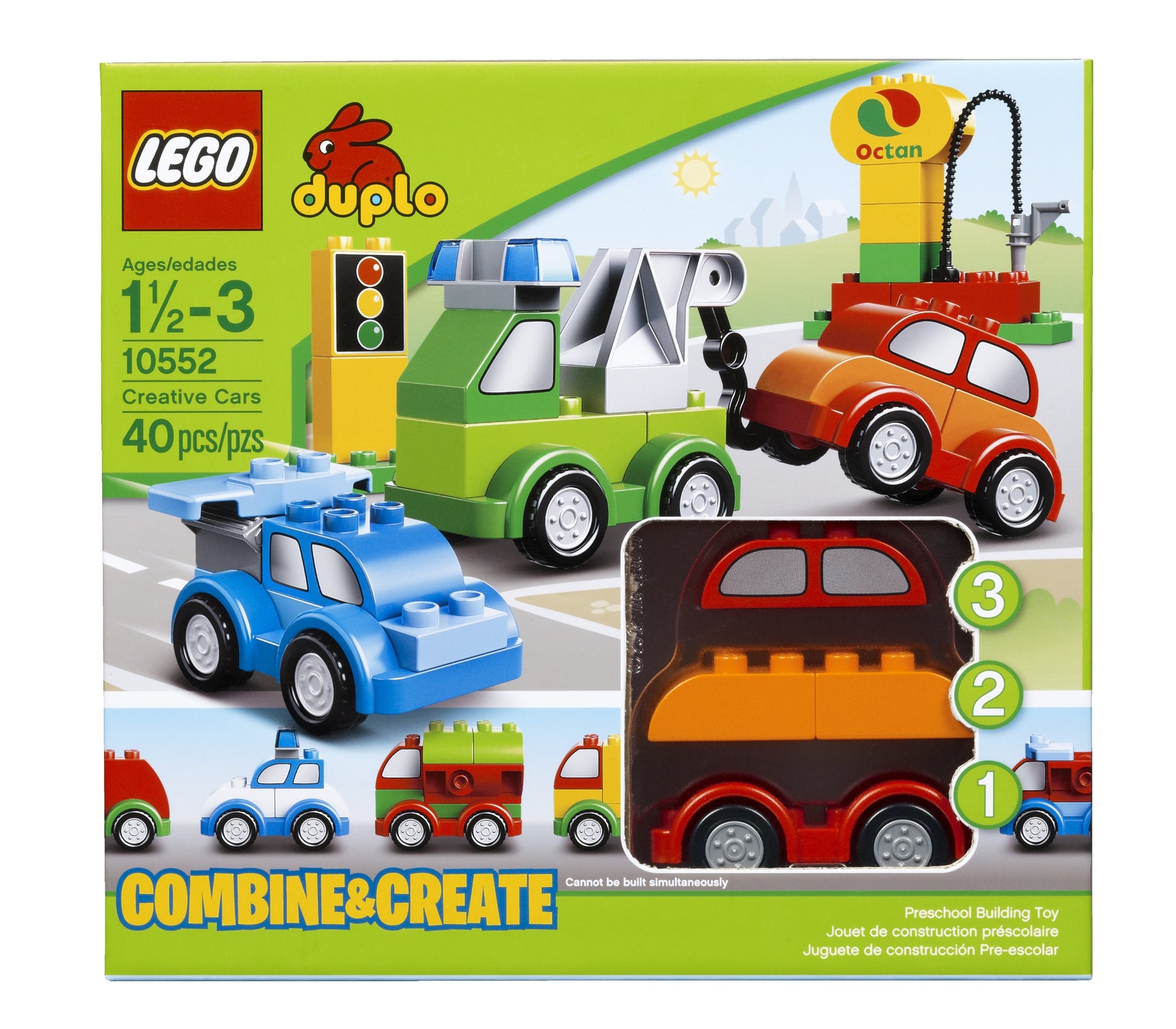 LEGO Duplo My First 10552 Creative Cars Building Set