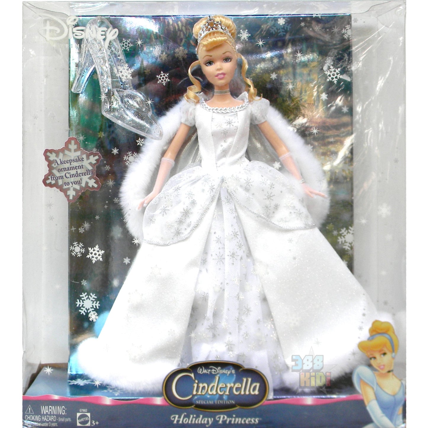 Disney Princess Holiday Princess Cinderella Doll