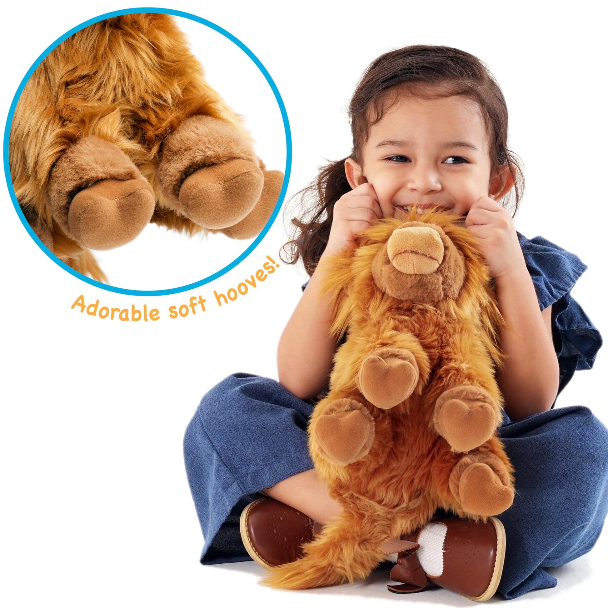 TigerHart Henley The Highland Cow - 11.5 Inch Stuffed Animal Plush (New Edition)