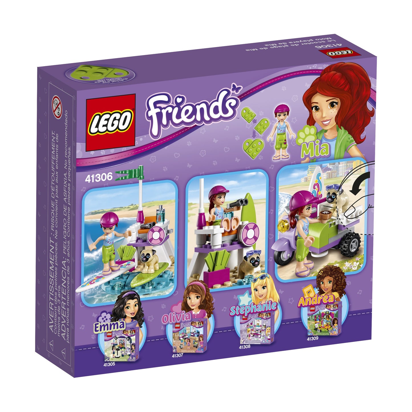 LEGO Friends Mia's Beach Scooter 41306 Building Kit