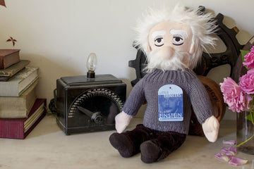 The Unemployed Philosophers Guild Albert Einstein Dolll - 12" Soft Stuffed Plush Little Thinker