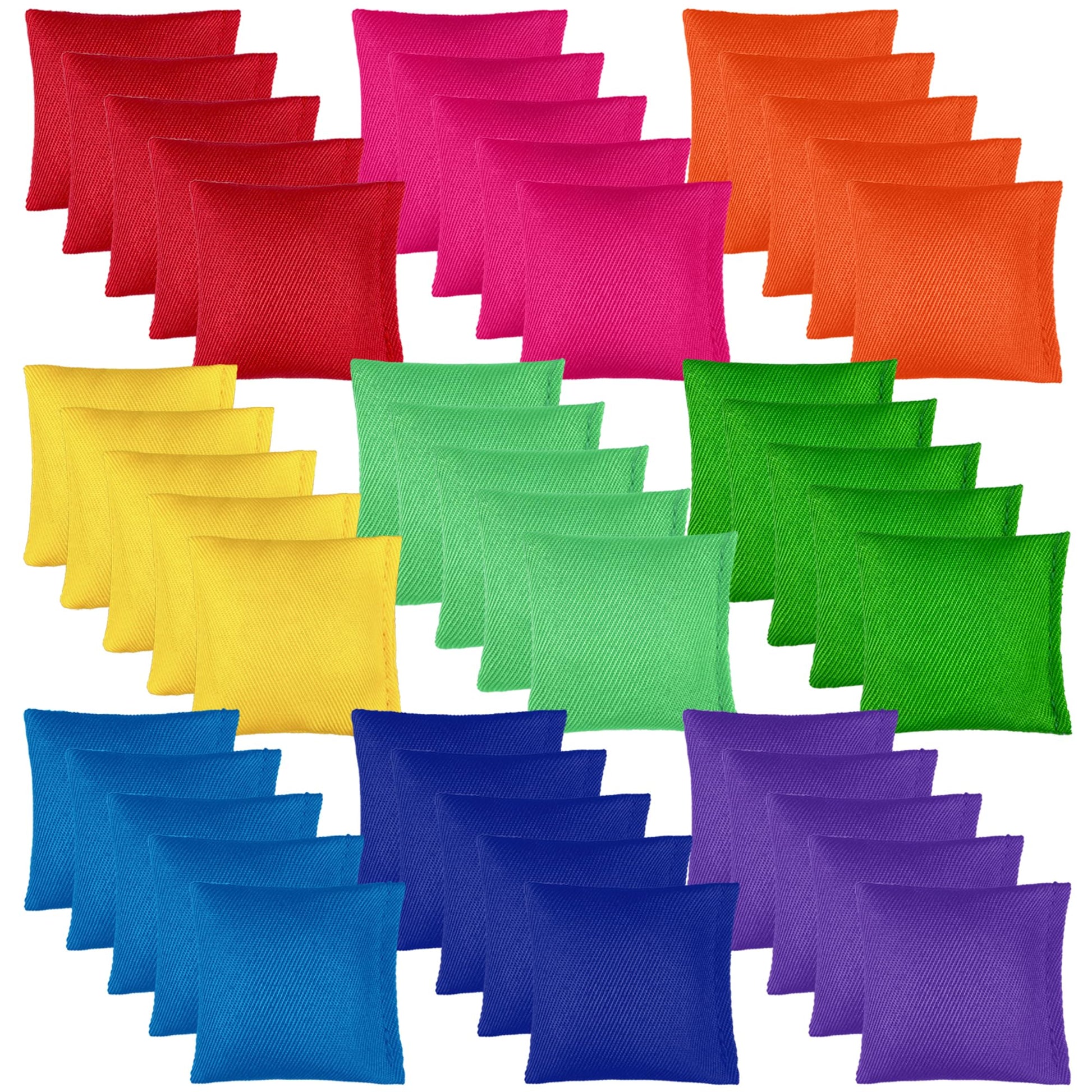 27PCS Small Colorful Nylon Bean Bags Bulk
