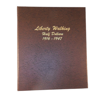 Dansco US Liberty Walking Half Dollar Coin Album 1916 - 1947 #7160