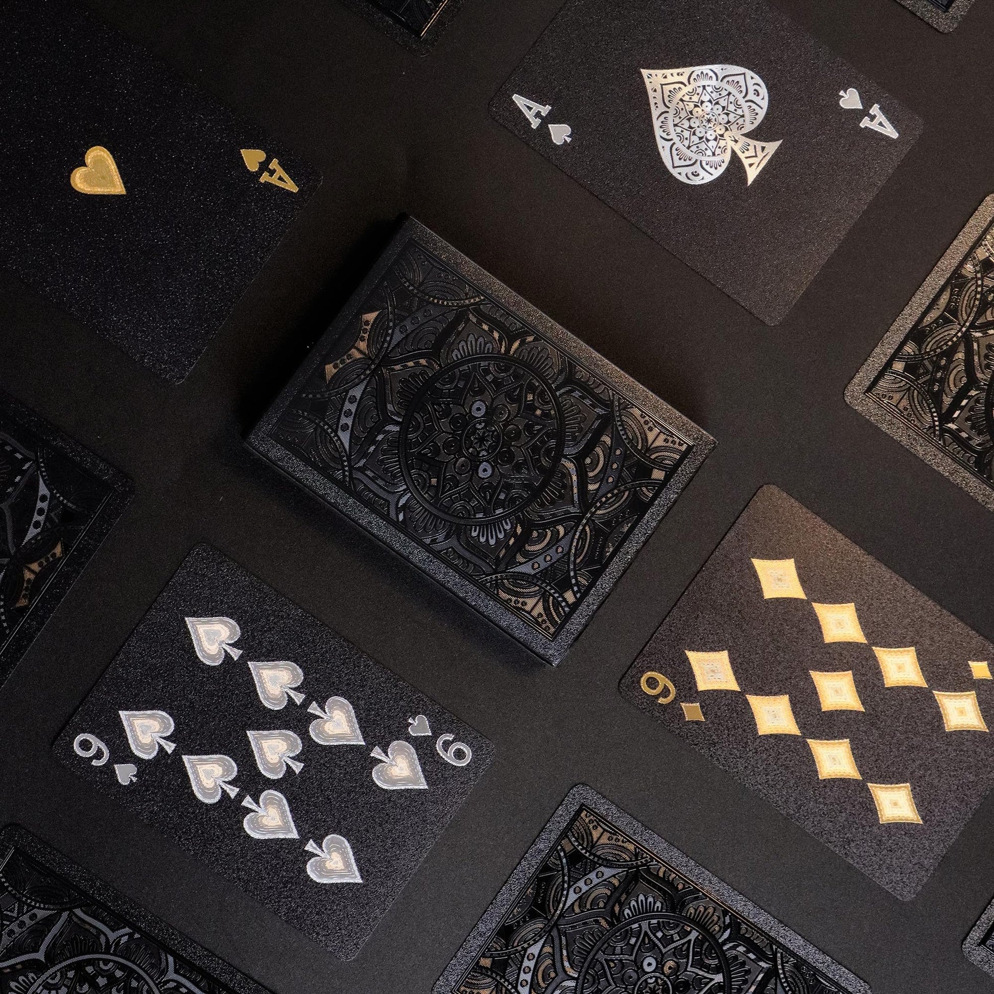 Playing Cards, Plastic Playing Cards, Deck of Cards, Waterproof Poker Cards, Black Standard Playing Card for Adults, Cool Premium Poker Card Set