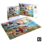1000 Piece Puzzle for Adults David Maclean Picking Wildflowers Lighthouse Colorful Jigsaw 27x20