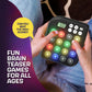 Croove Brain Teasers & Memory Game, 6 Fun Games for Kids, Cool Stocking Stuffers Toys, Best Activities for Boy, Gift Ideas for Boys & Girls Ages 6-8 9