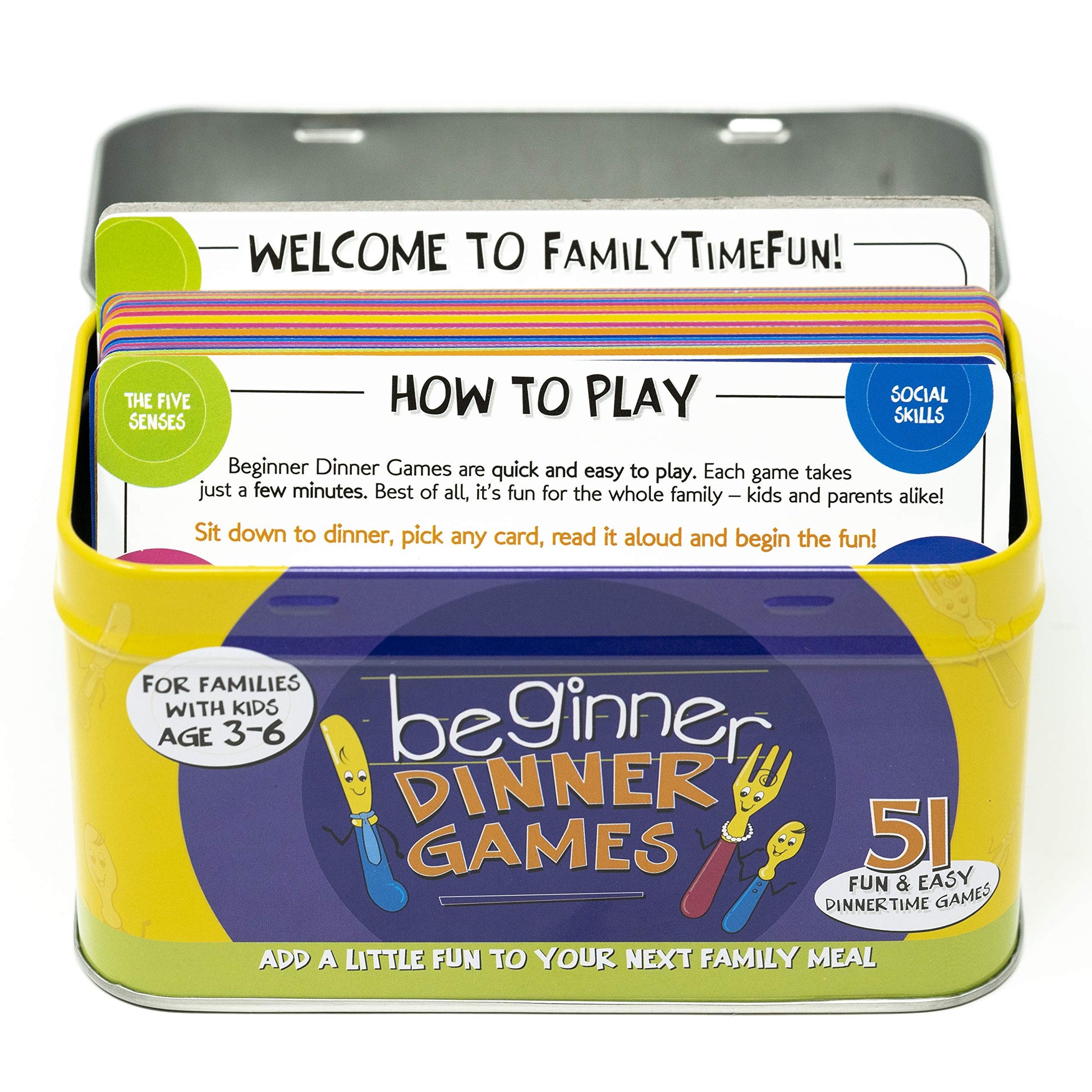 Continuum Games Beginner Dinner Games - Family Dinnertime Fun