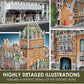 Wrebbit3D Château Frontenac 3D Puzzle | 865 Jigsaw Puzzle Pieces | Castles and Cathedrals Collection