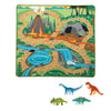 Melissa & Doug Prehistoric Playground Dinosaur Activity Rug (39 x 36 inches) - 4 Toy Animals