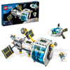 Lego City Lunar Space Station, 60349 NASA Inspired Building Toy, Model Set with Docking Capsule, Labs and 5 Astronaut Minifigures