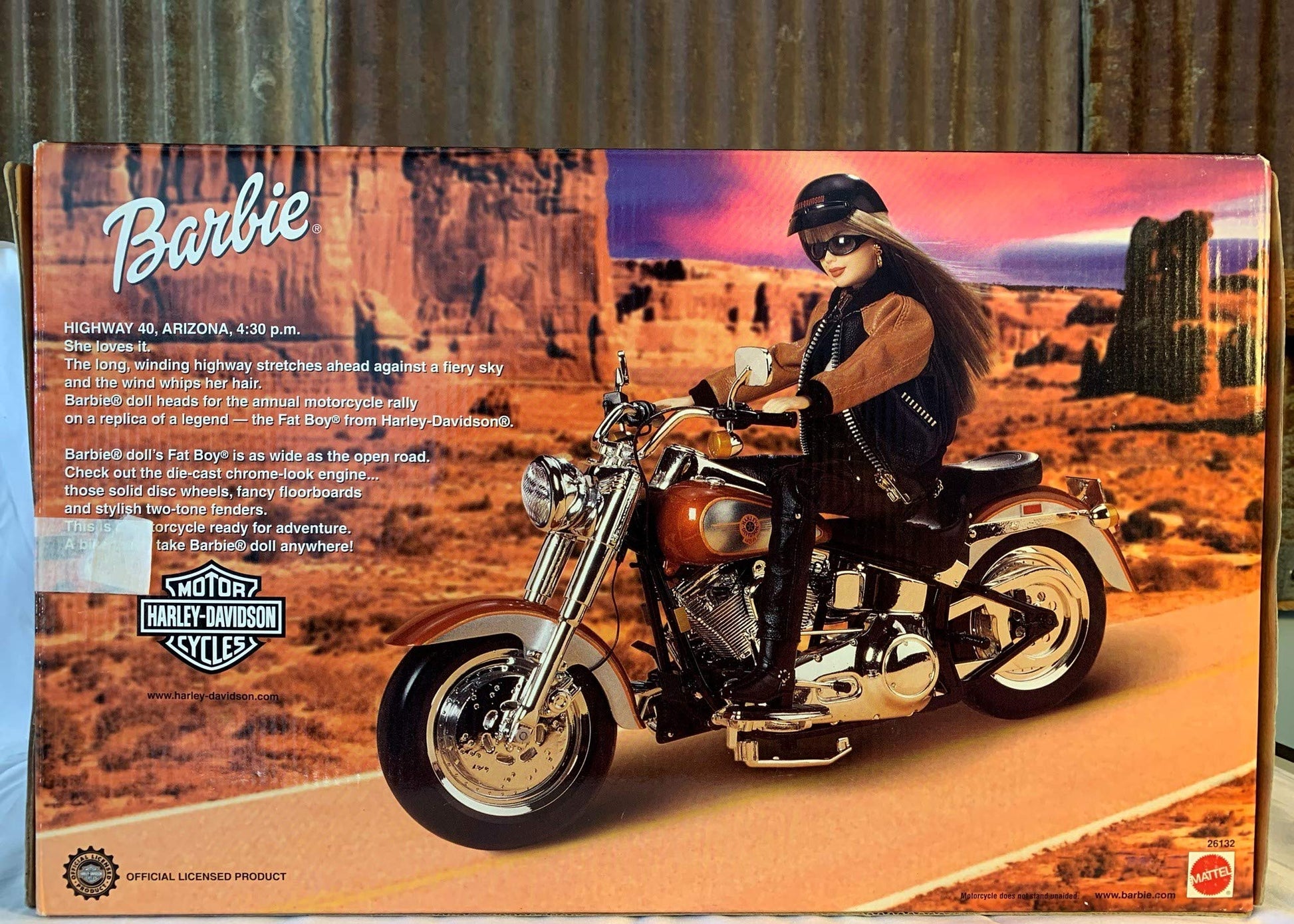 Harley Davidson Motorcycle for Barbie doll