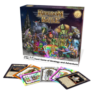 Mind Inventions Kingdom Battle - Math Card Game of Strategy and Adventure, Ages 5+