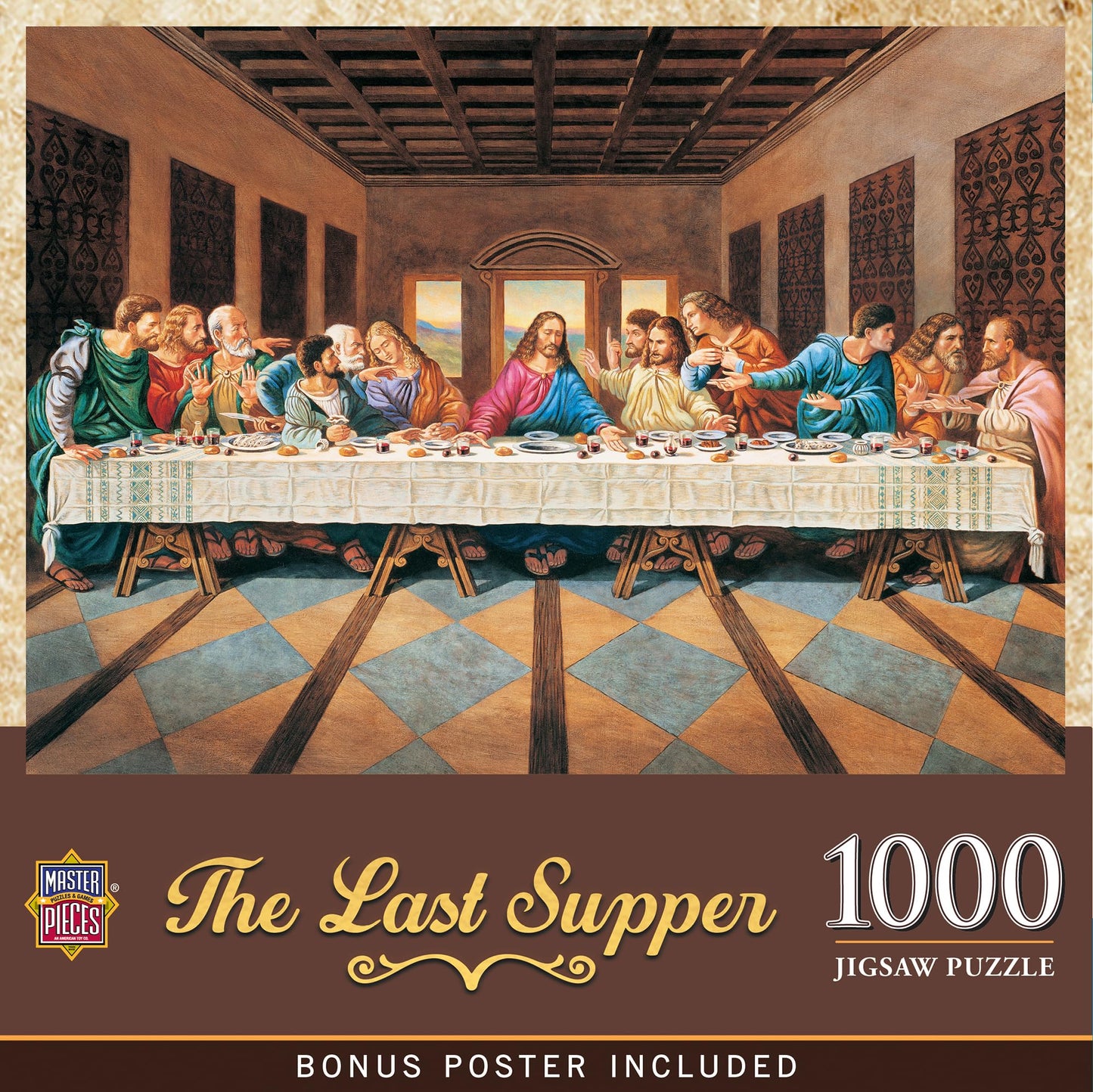 MasterPieces The Last Supper Jigsaw Puzzle 1000 Pieces - Challenging Puzzle - Adult