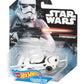 Hot Wheels Star Wars Rogue One Character Car, Stormtrooper (Clean)