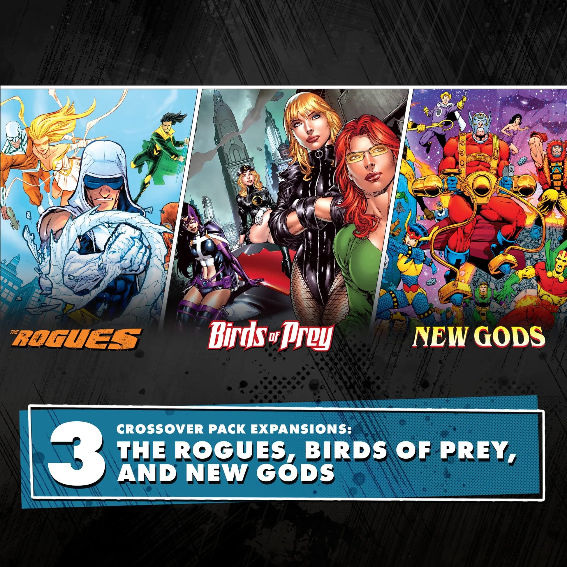 Cryptozoic Entertainment: DC Deck-Building Game: Crossover Collection 1 Expansion- Deck Building Card Game, Ages 14+ Multi