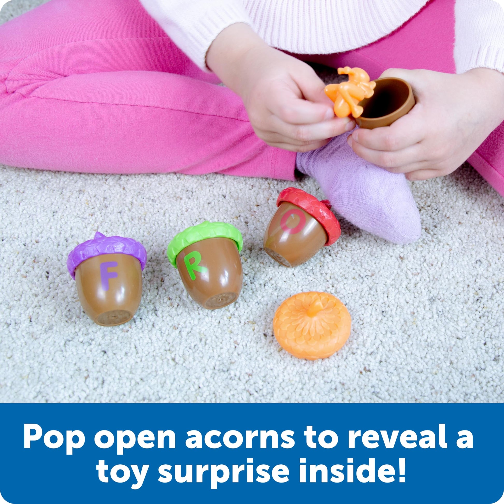 Learning Resources Alphabet Acorns Activity Set - ABC Puzzle, Preschool Learning Activities, Speech Therapy Materials, Manipulatives for Preschoolers
