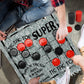 Win SPORTS 3 in 1 Giant Checkers,Mega Tic Tac Toe,Indoor Outdoor Jumbo Classic Board Games,30”Reversible Rug with 24 Checkers Pieces,Checkers Cloth