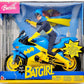 Barbie Year 2003 Super Hero 12 Inch Doll Set - Barbie as Batgirl with Batgirl's Motorcycle and Batarang
