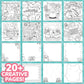 Original Squishmallows Sketchbook, Over 20 Stationery Supplies, Features Squishmallows Scrapbook Stickers, Cam The Cat Fidget Toy, Drawing Paper