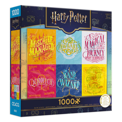 Ceaco - Harry Potter - Notable Phrases - 1000 Piece Puzzle for Adults
