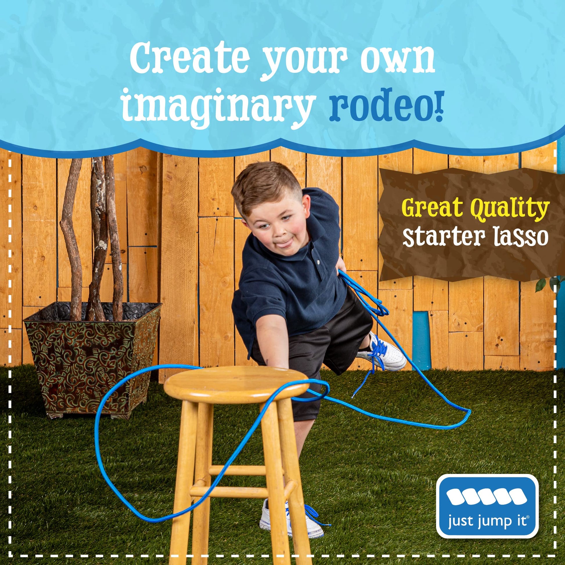 Just Jump It Lil Lariat - Pre-Tied Junior Lasso 20'