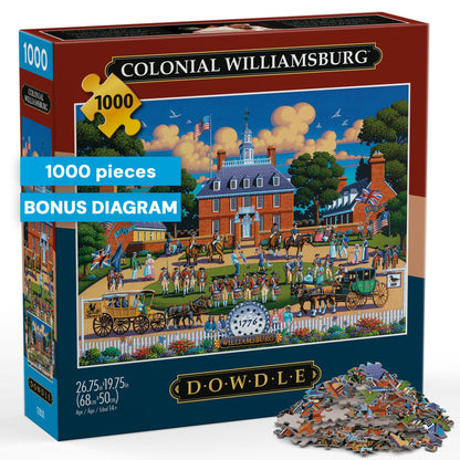 Buffalo Games - Eric Dowdle Colonial - 1000 Piece Jigsaw Puzzle for Adults