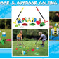 Party Hurray Children Golf Set, w/Golf Clubs, Practice Holes, Floral/Animal Obstacles, Golf Balls, Packed in Gift Box
