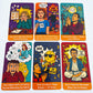 DPEHAKMK Sassy Spirits Oracle Deck, 78 Funny and Brutally Honest Pop Art Cards for Real Talk Readings, Bold Comic-Style Oracle Deck with Sass, Humor