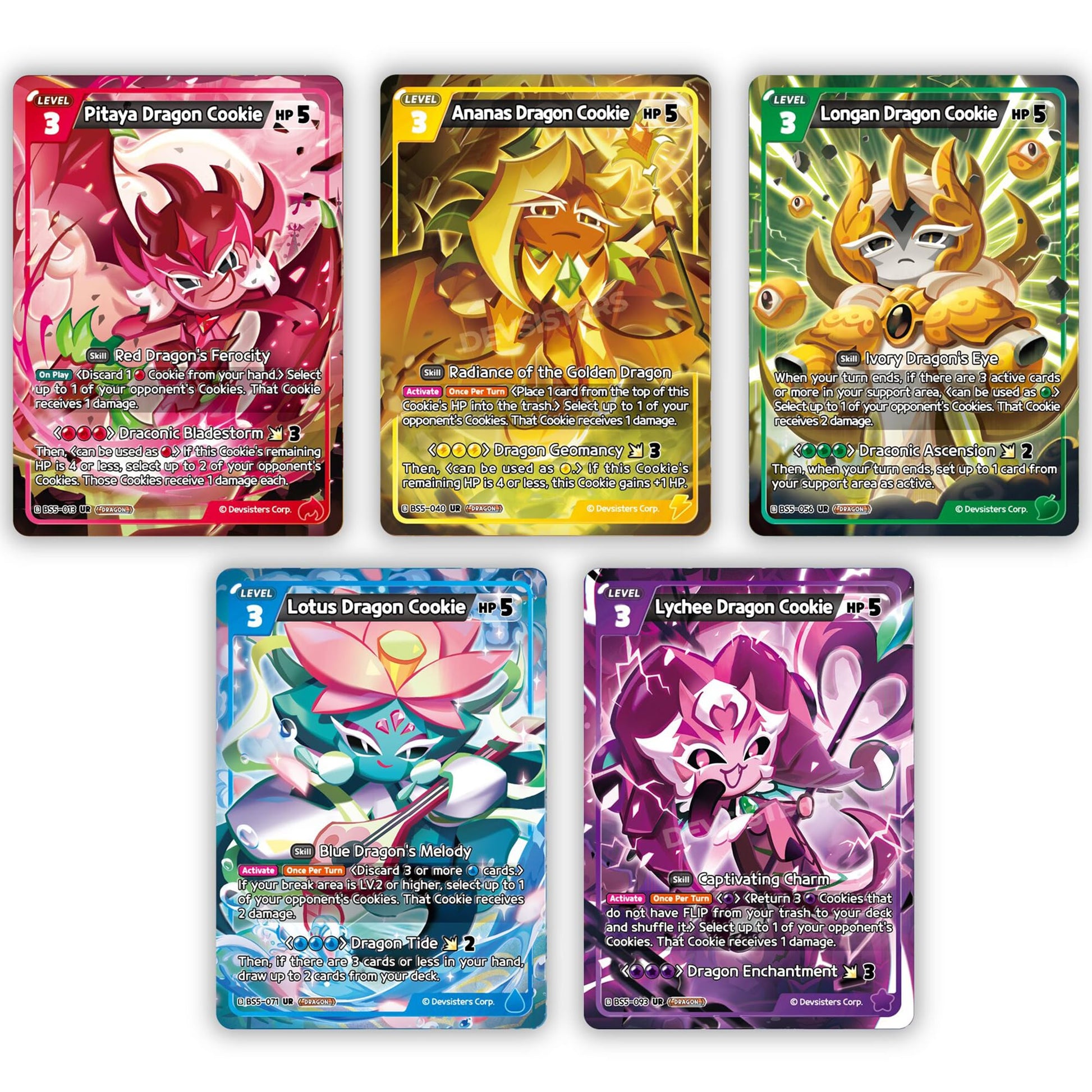 CookieRun: Braverse Trading Card Game - Arena of Glory Booster - 4 Pack Bundle (9 Cards Each) - Deck Building, Strategy Battle TCG, Randomly Assorted
