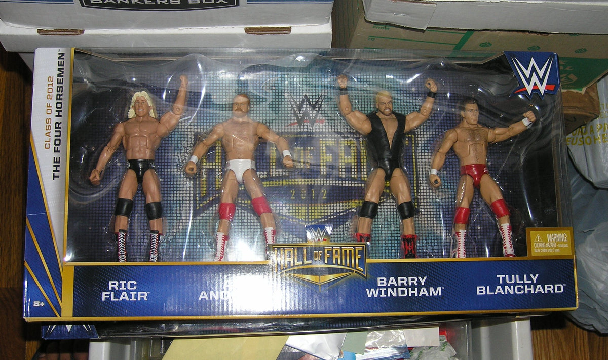 Mattel The Four Horsemen Hall of Fame WWE Elite 4 Pack Figures RIC Flair Arn Anderson Barry Windham Tully Blanchard