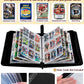 Soccer Card Binder 900 Pockets, 50 Sleeves Large Soccer Binder 3 Ring Zipper Trading Cards Holder 9 Pocket, Sport Card Collection Folder Book Storage