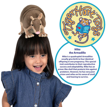 TigerHart Mike The Armadillo - 9 Inch (Tail Measurement not Included!) Stuffed Animal Plush