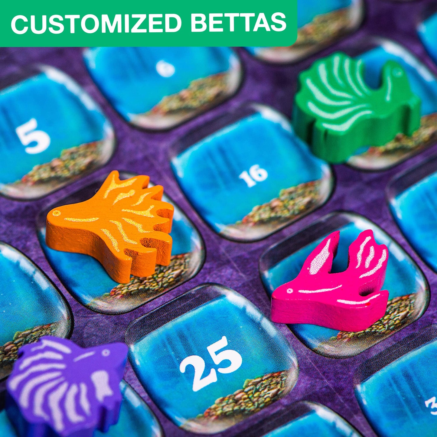 Synapses Games | Betta | Strategy Board Game | Tile Placement Puzzle | 1 to 5 Players | 20 Minutes | Ages 8+