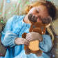 DolliBu Snug-Mooshies Standing Moose Stuffed Animal Plush Toy - Wild Super Squishy Soft Animal Friend for Girls and Boys, Medium Huggable Cute Plush