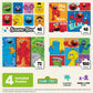 Buffalo Games - Sesame - 4 Pack Multi-Piece Puzzles for Kids Ages 3-6+