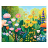 Springbok Watercolor Flowers 500 Piece Jigsaw Puzzle for Adults & Family - Vibrant Floral Garden Artwork - Poster Included - Unique Cut Pieces - Made