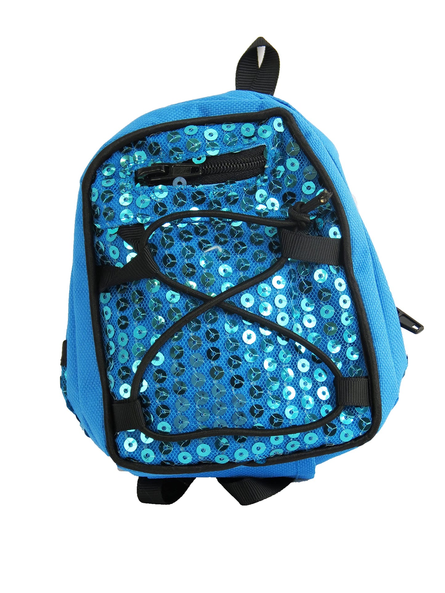 American Fashion World Doll Teal Sequin School Backpack for 18-Inch Dolls | Premium Quality & Trendy Design | Dolls Accessories for Popular Brands