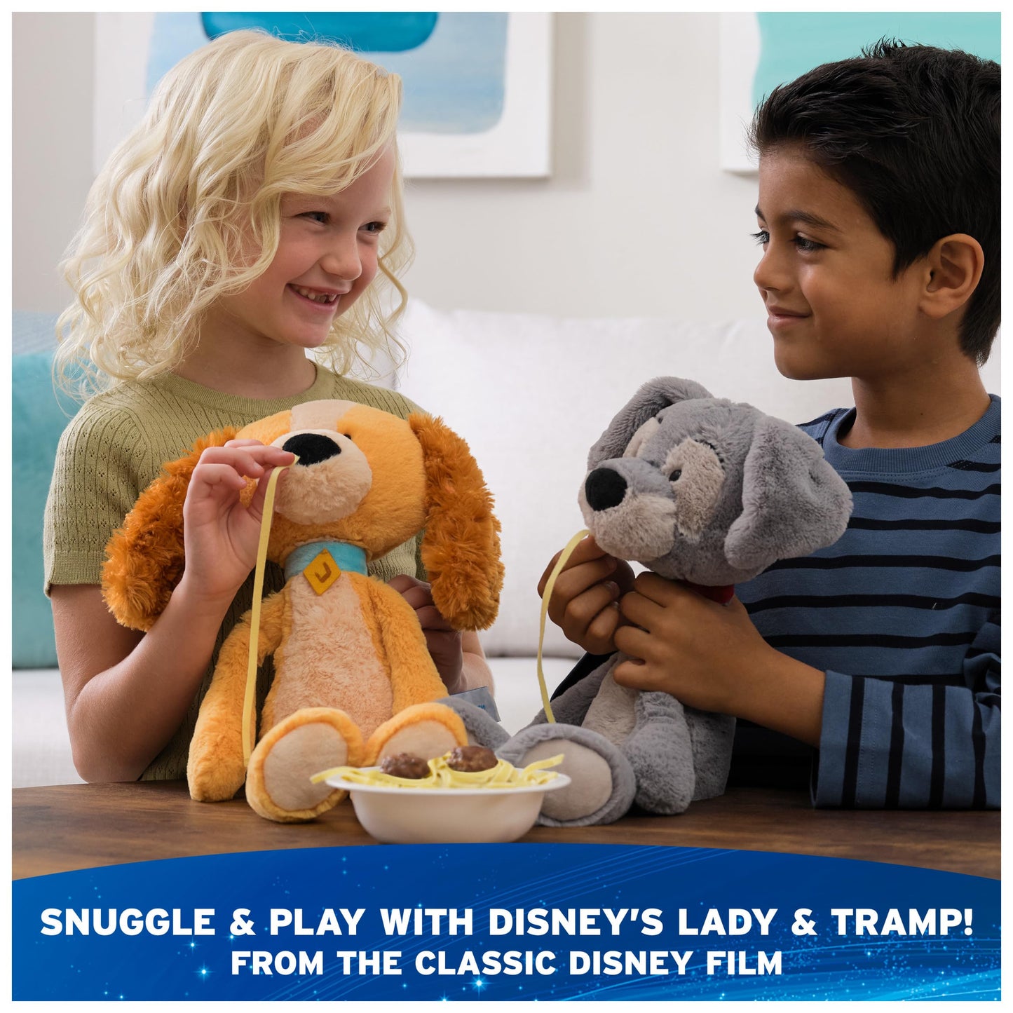 GUND Disney Official Tramp Toothpick 15-Inch Floppy Dog Plush Toy, Ages 1+