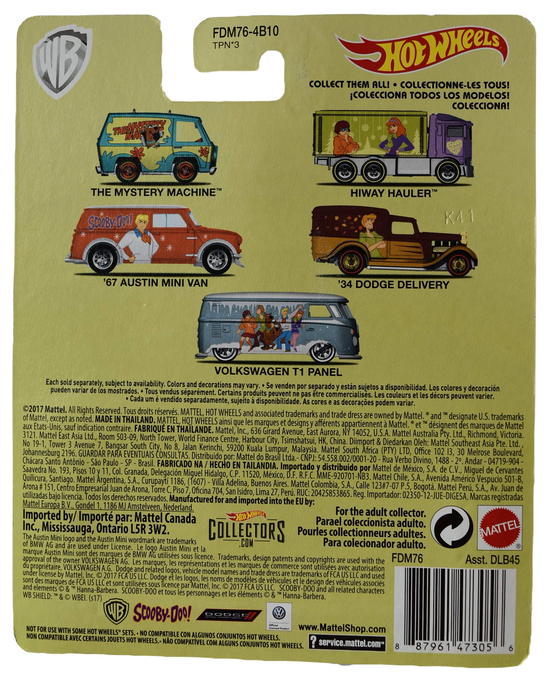Mattel Hot Wheels Scooby Doo Hiway Hauler Truck