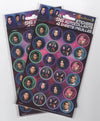 Pack of 2 Descendants 3 Stickers Sheet - 192 Stickers Included - (2-Pack) Featuring Mal, Evie, Jay, and Carlos